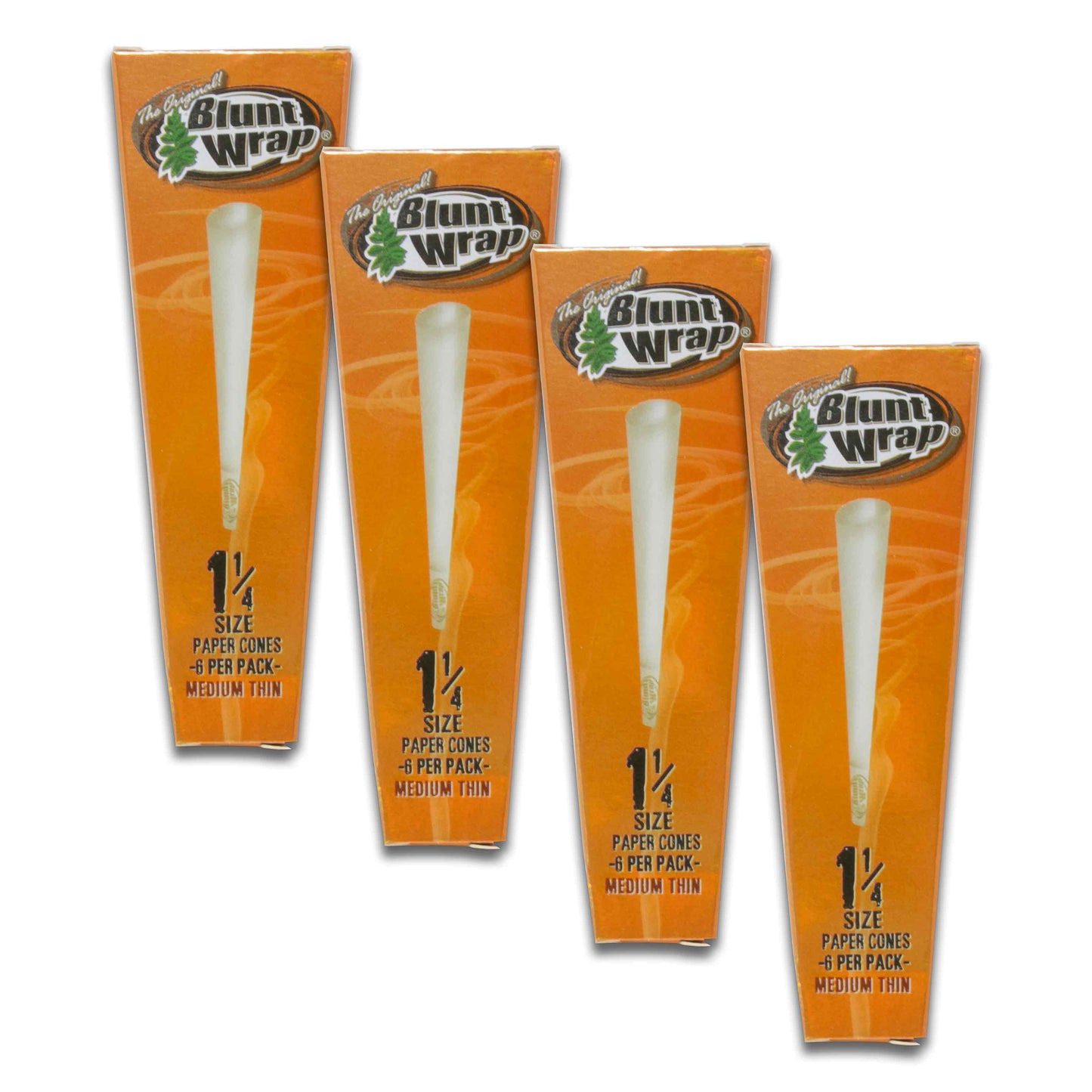 The Original Blunt Wrap Cones Medium Thin 1 1/4 6ct