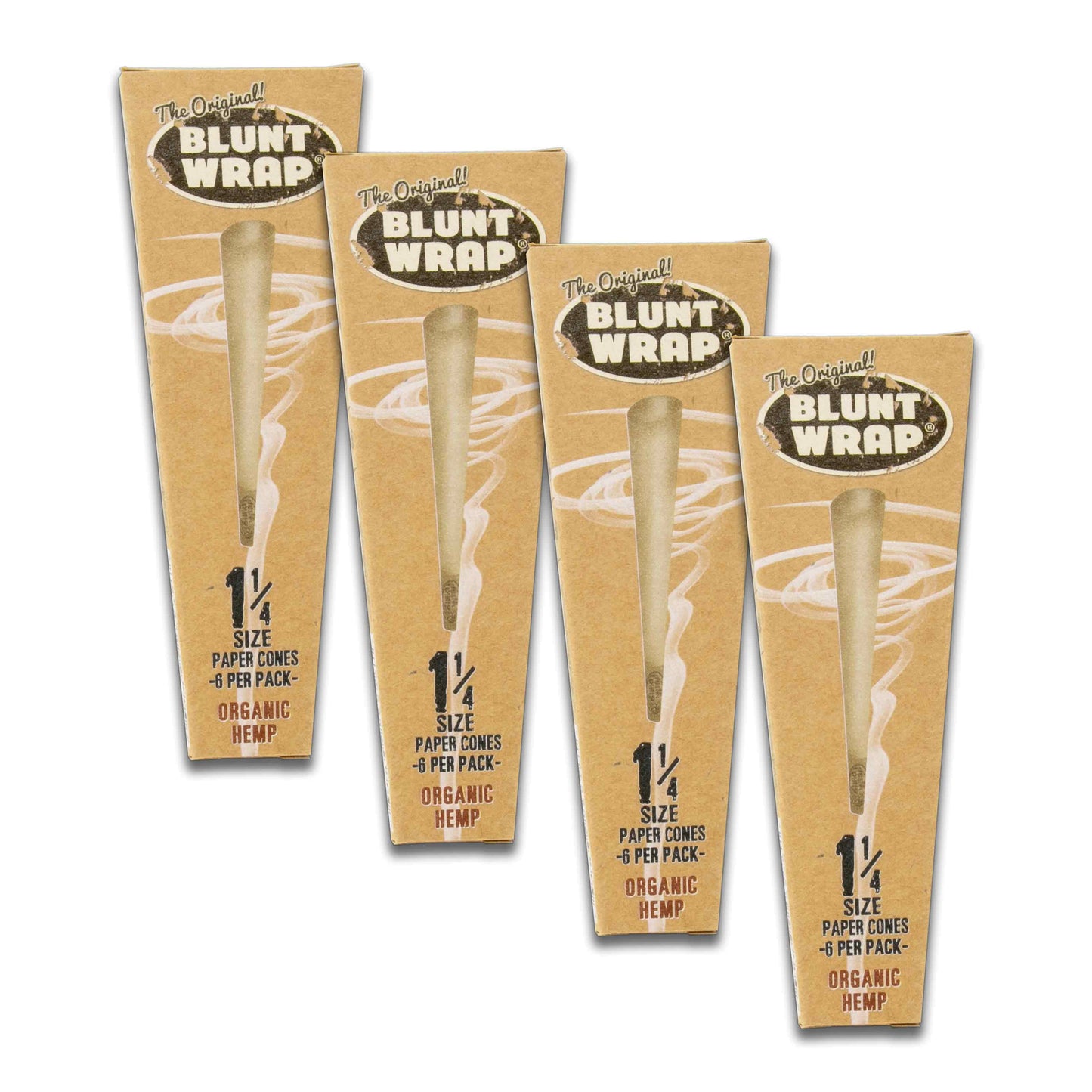 The Original Blunt Wrap Cones Organic 1 1/4 6ct
