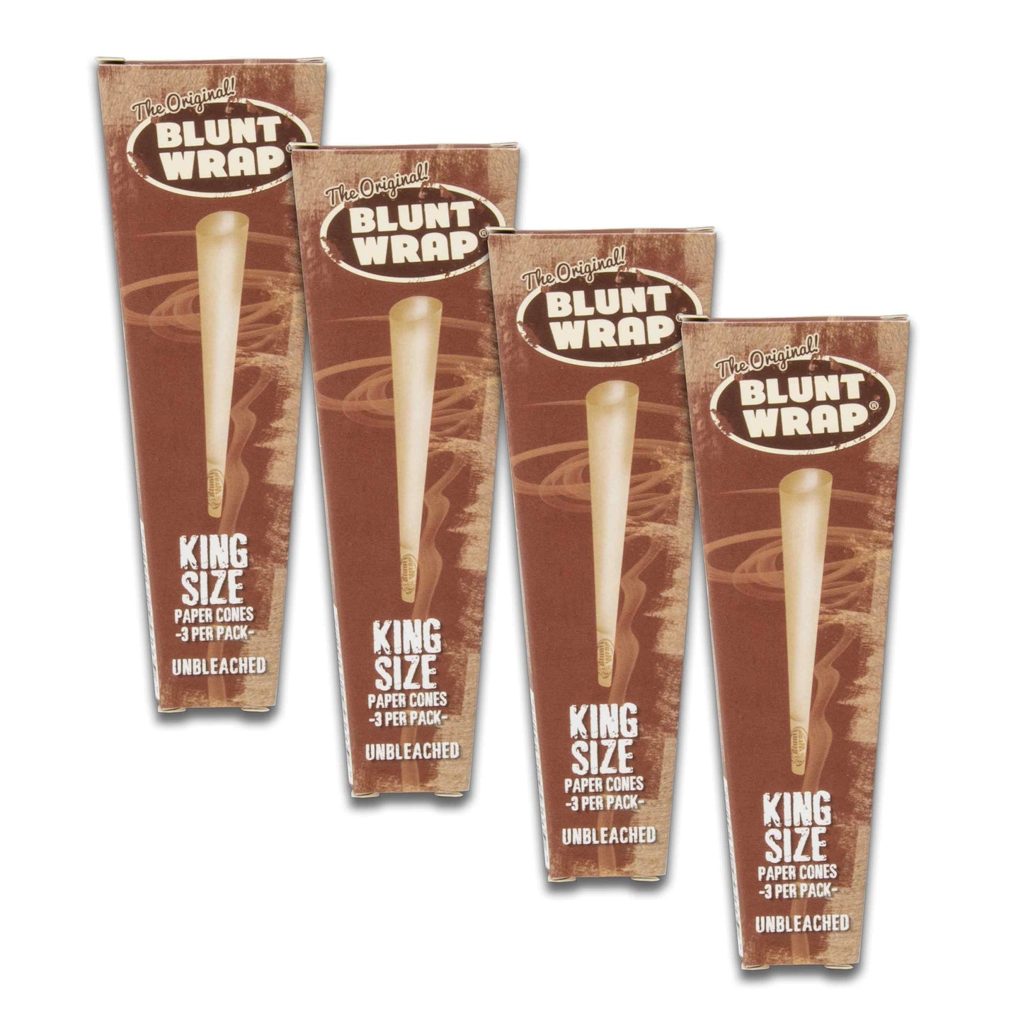 The Original Blunt Wrap Cones Unbleached King Size 3ct