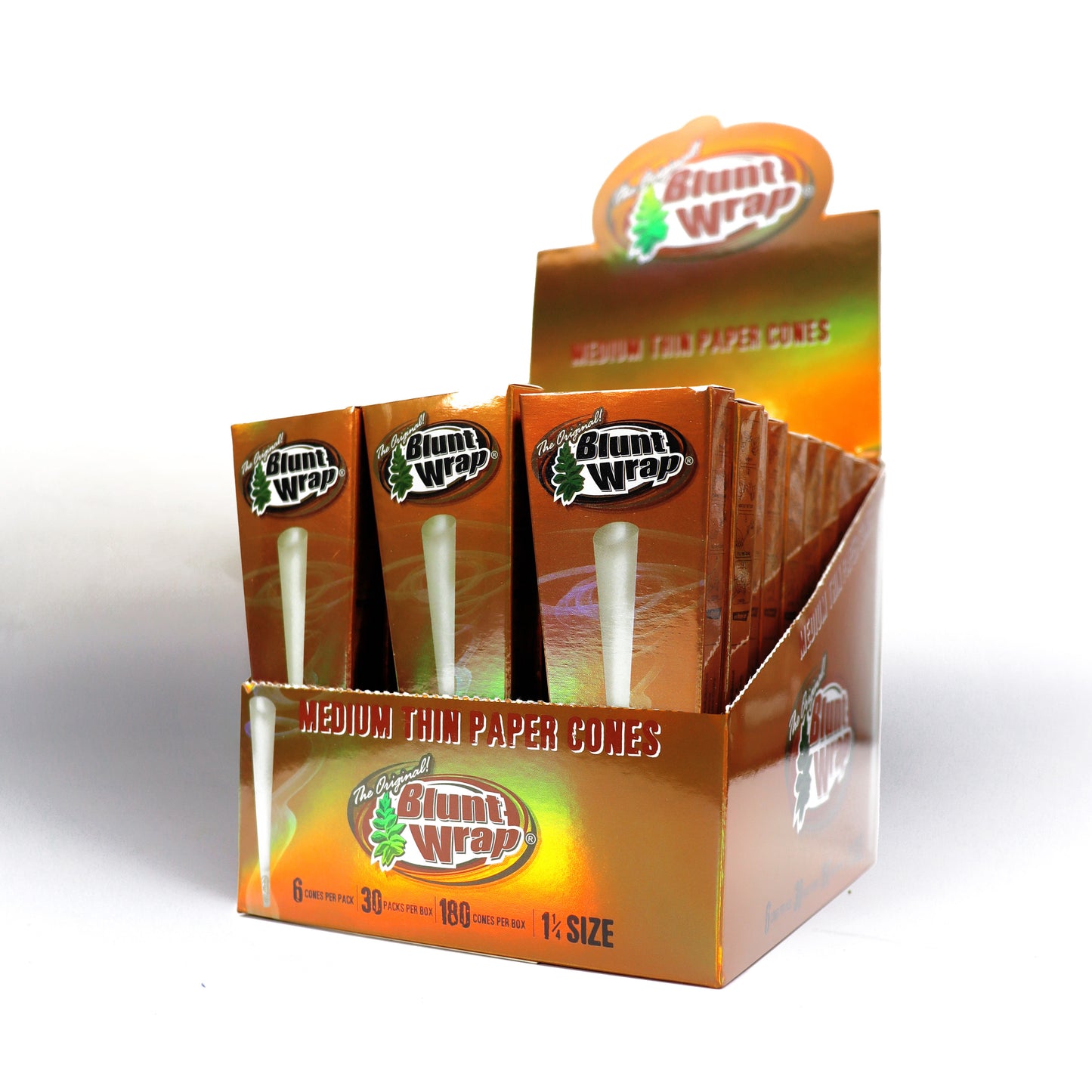 The Original Blunt Wrap Cones Medium Thin 1 1/4 6ct