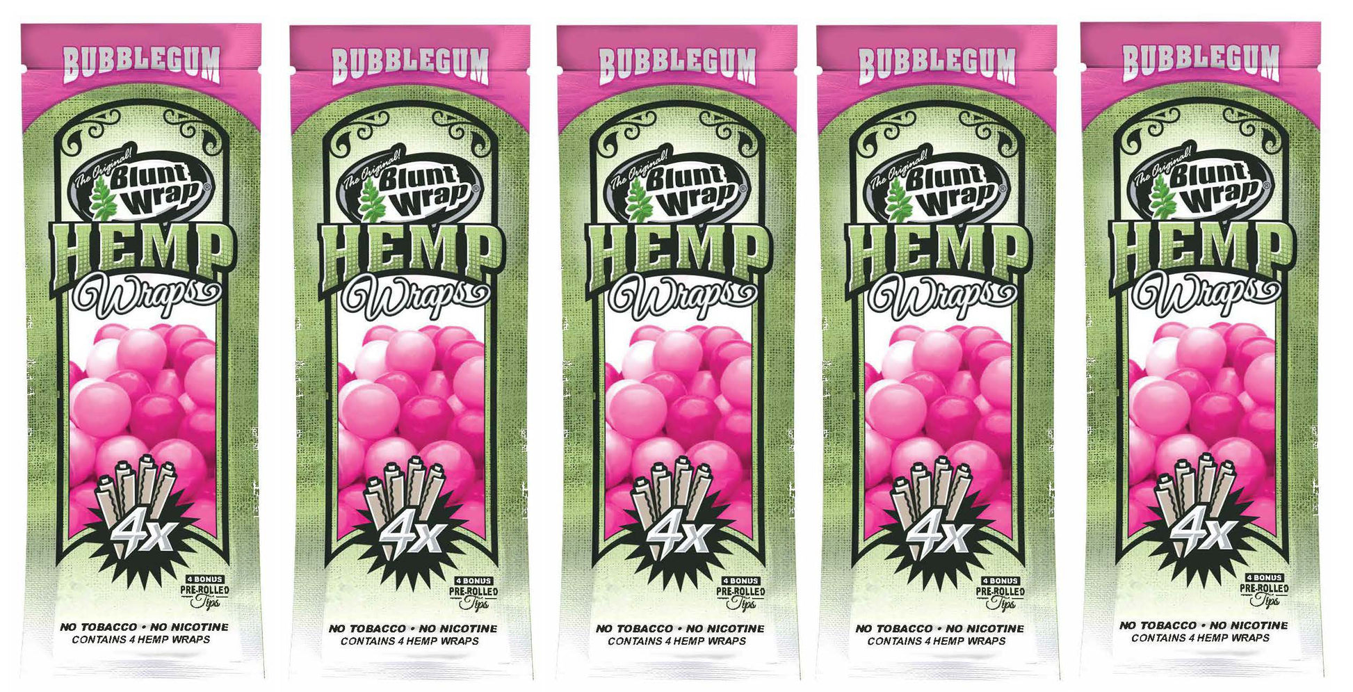 Bubble Gum Hemp Wraps